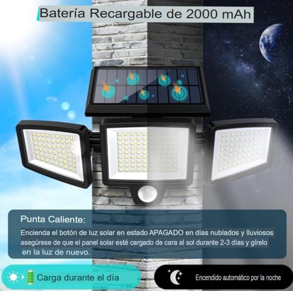 Reflectores alimentados con páneles solares - Imagen 5